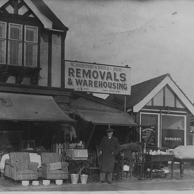 old removal van