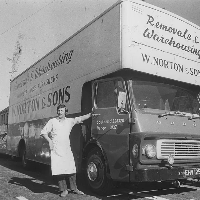old removal van